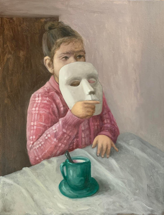 Girl with a mask